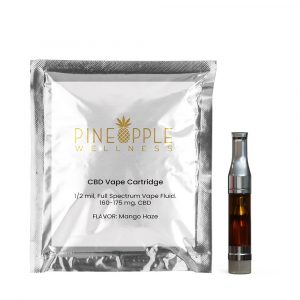 PROD—Mango-Haze Pineapple Wellness: Hemp CBD Vape Fluid - Mango Haze