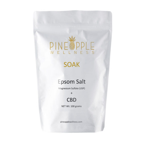 Pineapple Wellness CBD Bath Soak Epsom Salts 30mg