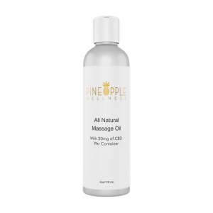 PROD—Massage-Oil Pineapple Wellness: Hemp CBD Massage Oil 20mg