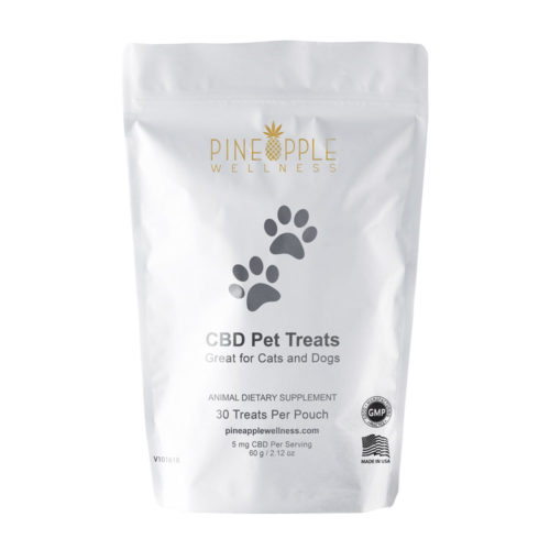 Pineapple Wellness CBD Pet Treats for Cats and Dogs
