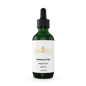 PROD-zero-thc-2000mg Pineapple Wellness: Hemp CBD Zero THC Tincture 2000mg
