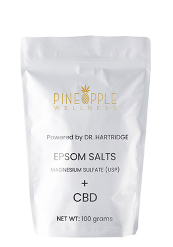 Pineapple Wellness CBD Bath Soak Epsom Salts